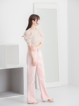 「HEYUMM」｜コトさん（レディース・160cm）の春コーディネート
