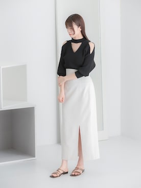 「HEYUMM」｜コトさん（レディース・160cm）の春コーディネート