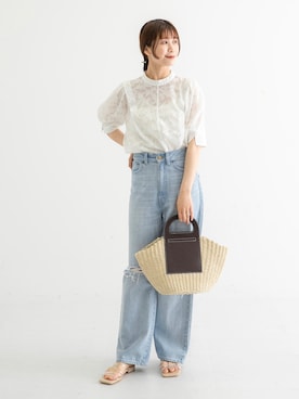 「HEYUMM」｜コトさん（レディース・160cm）の夏コーディネート