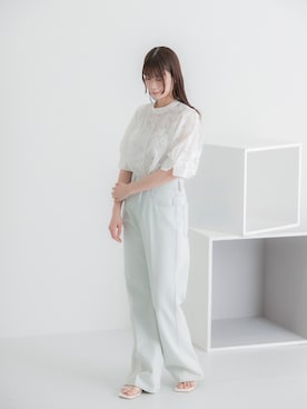 「HEYUMM」｜コトさん（レディース・160cm）の春コーディネート