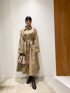「RODE SKO」｜「アイテム（その他アウター）」を使った、コトさん（レディース・160cm）の秋コーディネート