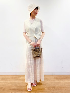 コトさん（レディース・160cm）の夏コーディネート