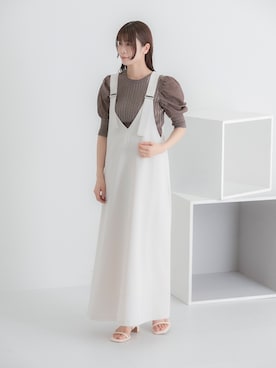 「HEYUMM」｜コトさん（レディース・160cm）の春コーディネート