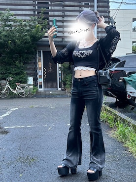 「アイテム（タンクトップ）」を使った、ruさん（骨格ウェーブ・レディース・159cm）の夏コーディネート