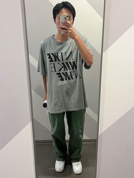 「アイテム（スニーカー）」を使った、mrfireさん（メンズ・173cm・10代）の夏コーディネート