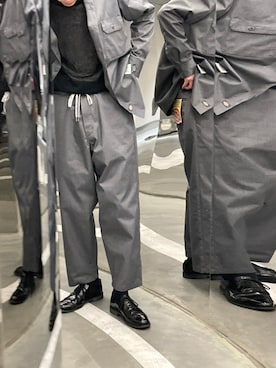 「FUMITO GANRYU（フミトガンリュウ）のアイテム（トップス）」を使った、シュートさん（メンズ・181cm）の春コーディネート