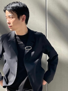「秋」｜「アイテム（トレンチコート）」を使った、シュートさん（メンズ・181cm）の秋コーディネート