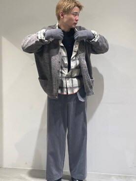 シュートさん（メンズ・181cm）の冬コーディネート