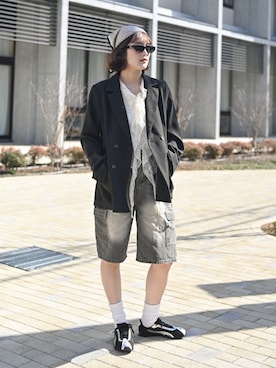 「Louere（ルエレ）のアイテム」を使った、あちょりさん（レディース・163cm）の春コーディネート