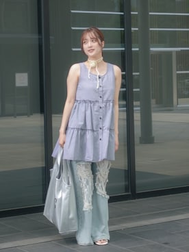 あちょりさん（レディース・163cm）の夏コーディネート