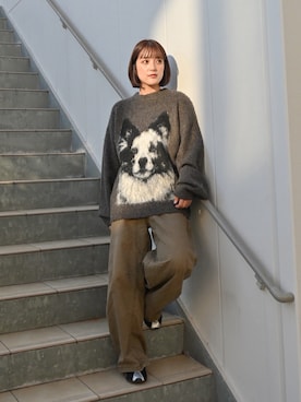 「PUMA(プーマ)のアイテム」を使った、あちょりさん(レディース・163cm)の秋コーディネート