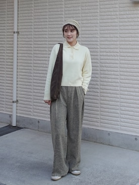 「LIAN（リアン）のアイテム」を使った、あちょりさん（レディース・163cm）の冬コーディネート