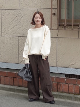 あちょりさん（骨格ナチュラル・レディース・163cm）の秋コーディネート
