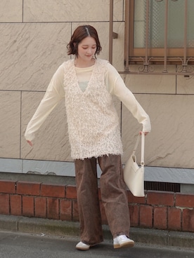 「GERMAN TRAINER（ジャーマントレーナー）のアイテム」を使った、あちょりさん（レディース・163cm）の秋コーディネート