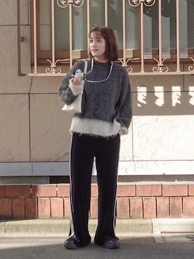 「NEUNA（ヌナ）のアイテム」を使った、あちょりさん（レディース・163cm）の冬コーディネート