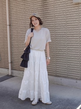 「AMERICAN HOLIC（アメリカンホリック）のアイテム」を使った、あちょりさん（レディース・163cm）の夏コーディネート