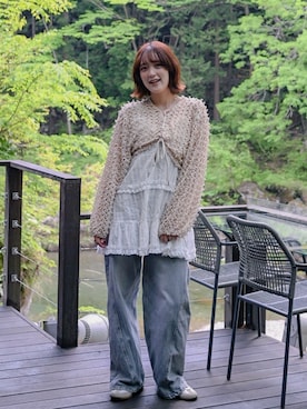 「アイテム（パンツ）」を使った、あちょりさん（レディース・163cm）の春コーディネート