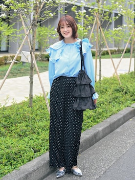 「AMERICAN HOLIC（アメリカンホリック）のアイテム」を使った、あちょりさん（レディース・163cm）の春コーディネート