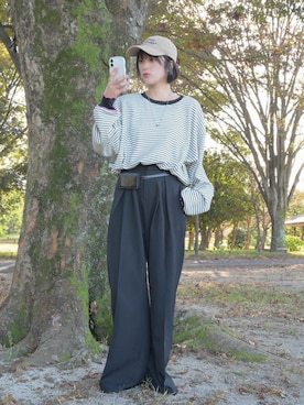 あちょりさん（レディース・163cm）の秋コーディネート