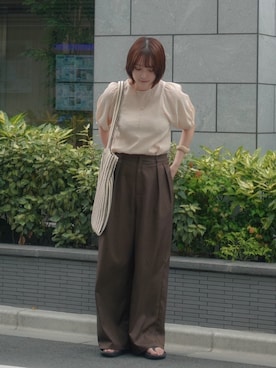 あちょりさん（レディース・163cm）の夏コーディネート