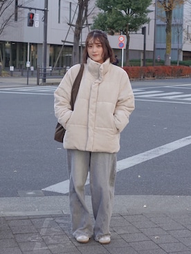 「NEUNA（ヌナ）のアイテム」を使った、あちょりさん（レディース・163cm）の冬コーディネート