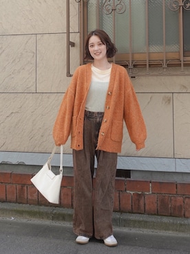 「JEANASIS（ジーナシス）のアイテム」を使った、あちょりさん（レディース・163cm）の秋コーディネート