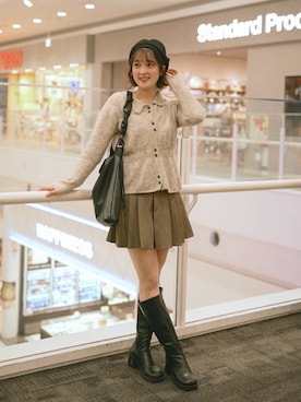 あちょりさん（レディース・163cm）の冬コーディネート