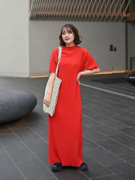 「forksy.（フォルクシー）のアイテム」を使った、あちょりさん（レディース・163cm）の春コーディネート