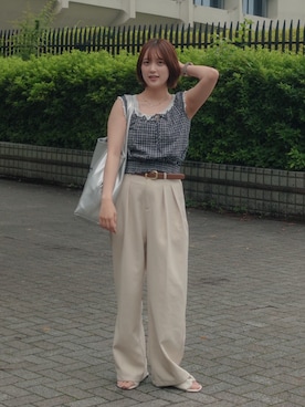あちょりさん(レディース・163cm)の夏コーディネート