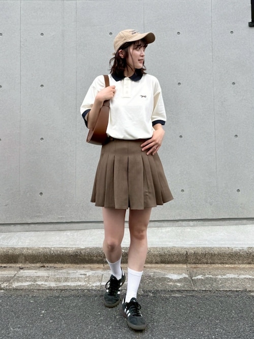 セール】【大きいサイズ有】脚長見せ！クラシカルプリーツインパンミニ