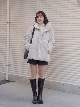 「NEUNA（ヌナ）のアイテム」を使った、あちょりさん（レディース・163cm）の秋コーディネート