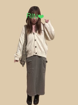 「DRESKIP（ドレスキップ）のアイテム」を使った、𝓡𝓲𝓷✮𝓡𝓲𝓷.さん（レディース・153cm）の冬コーディネート