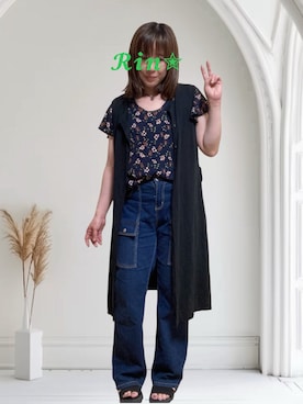 「アイテム（その他）」を使った、𝓡𝓲𝓷✮さん（レディース・153cm）の夏コーディネート
