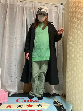 「DRESKIP（ドレスキップ）のアイテム（ジャケット/アウター）」を使った、𝓡𝓲𝓷✮𝓡𝓲𝓷夏Ver.さん（レディース・153cm）の冬コーディネート