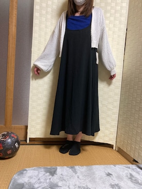 「earth music&ecology（アースミュージックアンドエコロジー）のアイテム」を使った、𝓡𝓲𝓷✮さん（レディース・153cm）の春コーディネート