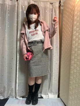「フェミニンコーデ」｜「アイテム（その他）」を使った、𝓡𝓲𝓷✮𝓡𝓲𝓷夏Ver.さん（レディース・153cm）の冬コーディネート