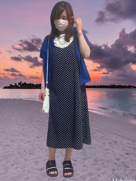 「DRESKIP（ドレスキップ）のアイテム（ワンピース/ドレス）」を使った、𝓡𝓲𝓷✮𝓡𝓲𝓷夏Ver.さん（レディース・153cm）の春コーディネート