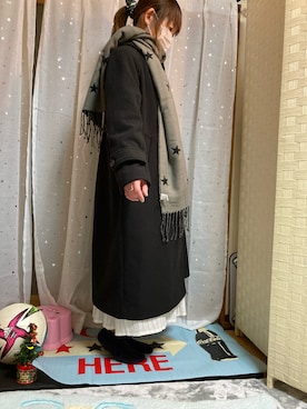 「DRESKIP（ドレスキップ）のアイテム（ジャケット/アウター）」を使った、𝓡𝓲𝓷✮𝓡𝓲𝓷夏Ver.さん（レディース・153cm）の冬コーディネート