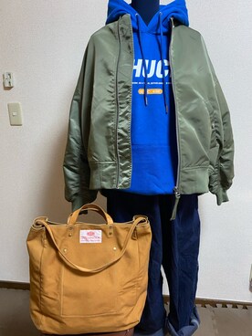 「CHUCK（チャック）のアイテム」を使った、agiさん（レディース・163cm）の春コーディネート