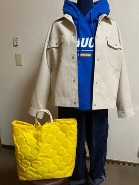 「CHUCK（チャック）のアイテム」を使った、agiさん（レディース・163cm）の春コーディネート