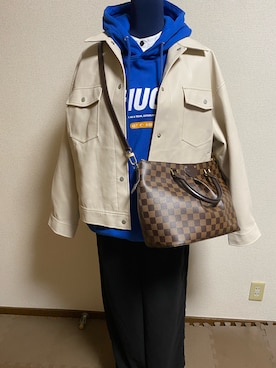 「CHUCK（チャック）のアイテム」を使った、agiさん（レディース・163cm）の春コーディネート