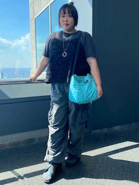 「ジーユー」｜agiさん（レディース・163cm）の夏コーディネート