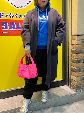 「CHUCK（チャック）のアイテム」を使った、agiさん（レディース・163cm）の冬コーディネート