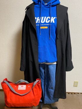 「CHUCK（チャック）のアイテム」を使った、agiさん（レディース・163cm）の春コーディネート