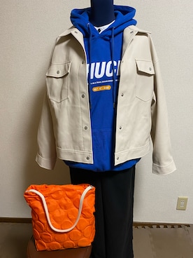 「CHUCK（チャック）のアイテム」を使った、agiさん（レディース・163cm）の春コーディネート