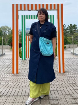 「重ね着ベストシーズン」｜「アイテム（トレンチコート）」を使った、agiさん（レディース・163cm）の秋コーディネート
