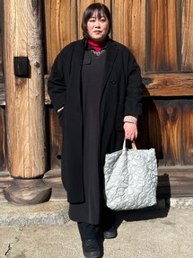 UNITED ARROWS & SONS ブラック ロングジャケットコート 1500024F2125_m1_a026.jpg