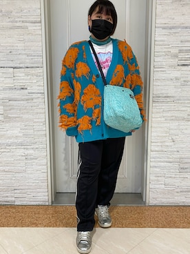 「MAISON SPECIAL（メゾンスペシャル）のアイテム（カーディガン/ボレロ）」を使った、agiさん（レディース・163cm）の春コーディネート