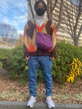 agiさん（メンズ・178cm）の冬コーディネート