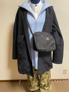 「NECESSARY or UNNECESSARY（ネセサリーオアアンネセサリー）のアイテム（ジャケット/アウター）」を使った、agiさん（レディース・163cm）の春コーディネート